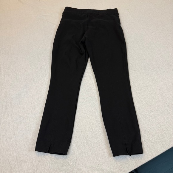 SPANX Black Ponte Knit slim Leg Pants Petite XS Stretch Comfort - Picture 2 of 5
